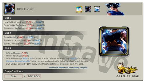 Unique Equipment Ideas For Ui Goku And Evo Vegeta Rdragonballlegends