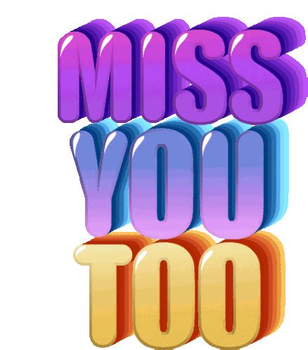 Miss You Too Imy Sticker – Miss You Too Imy I Miss You – discover and ...