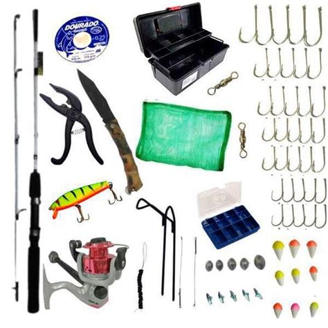 Kit De Pesca Básico Iniciante Vara Molinete Caixa Acessórios Sekyped