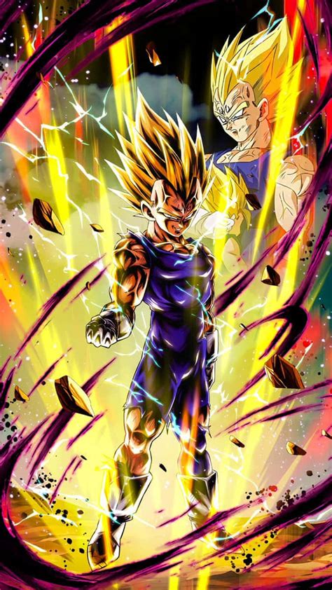 Download Powerful Majin Vegeta Wallpaper | Wallpapers.com