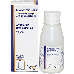 Amoxidin Plus Suspensión INFOMERC Vademécum Farmacéutico Bolivia