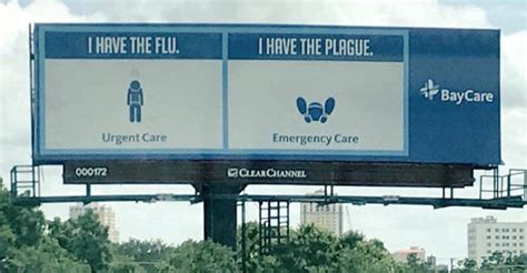 This Hospital Created Billboard Ads To Help People Understand The Difference Between Emergencies