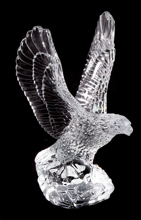 Lot Waterford Crystal Figure Of Eagle Sculpture