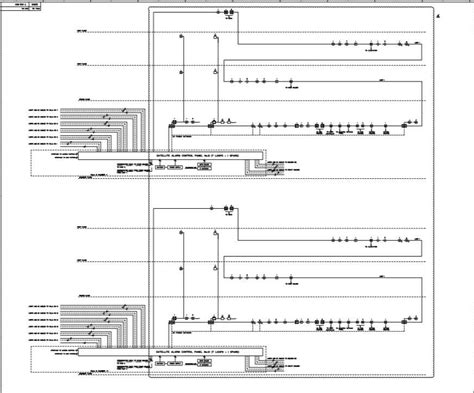 Fire Alarm Riser Diagram For A Building Fire Alarm Riser Diagram Dwg Cadbull