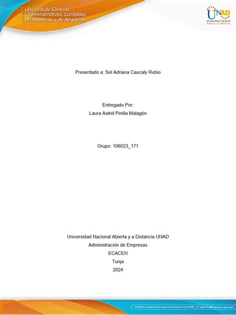 Unidad 1 Fase 1 Generalidades De Los Proyectos De Investigación Laura Pinilla Pdf