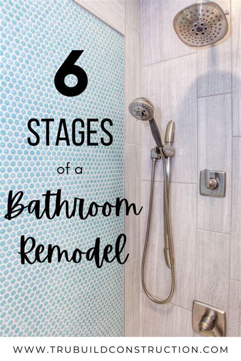 6 Stages Of A Bathroom Remodel — Trubuild Construction Bathrooms