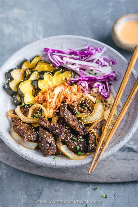 Korean Beef Bulgogi Bowl Perfect For Meal Prep Omnivore S Cookbook