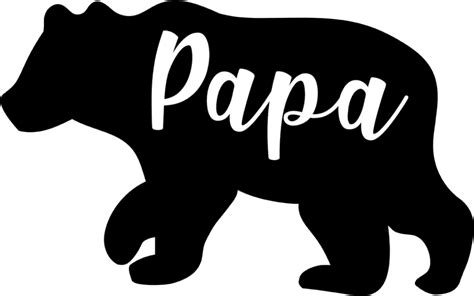 Download Papa Bear Svg Papa Bear Svg Free Clipartkey