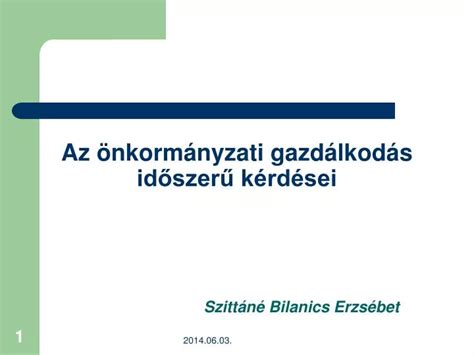 Ppt Az Nkorm Nyzati Gazd Lkod S Id Szer K Rd Sei Powerpoint