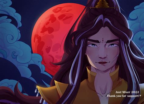 Иллюстрация Кровавая луна в стиле персонажи | Illustrators.ru