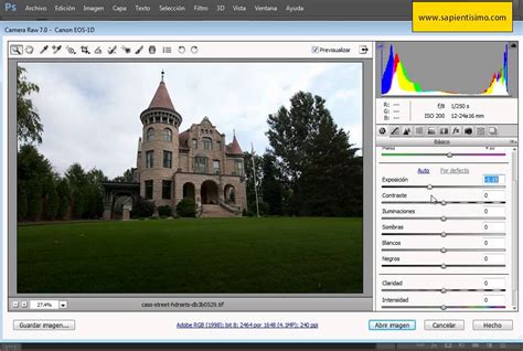 C Mo Abrir Y Manipular Im Genes Raw En Photoshop Youtube