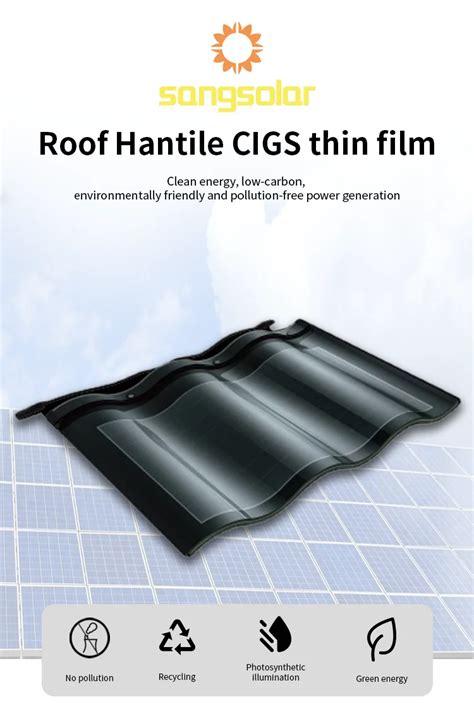 Hanergy Decking Hantile W Cigs Thin Film Photovoltaic Power Generates