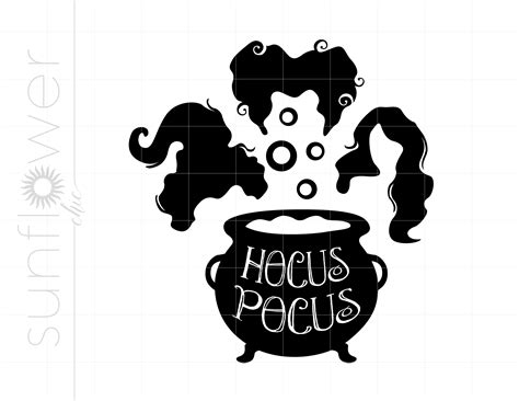 Hocus Pocus Svg Halloween Svg Witches Cauldron Svg Cut File Sanderson