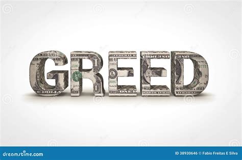 Greed Stock Illustration Illustration Of White Green 38930646