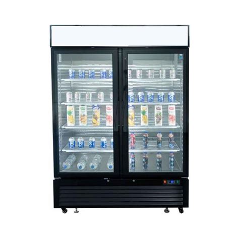 Electric Upright 2 Glass Doors Display Refrigerator 1240lt From Piokit