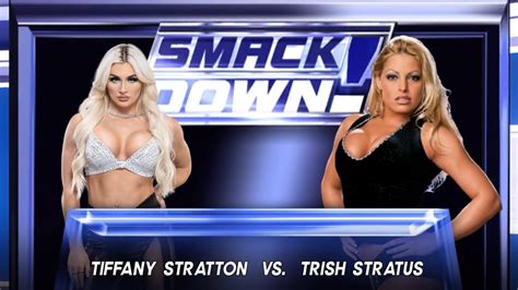 WWE 2K23 Trish Stratus Vs Tiffany Stratton YouTube