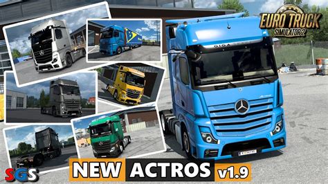 Ets Mercedes Benz New Actros V Truck Mod Youtube