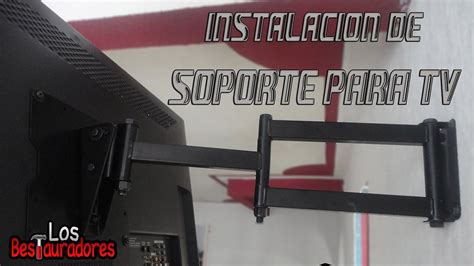 Como Instalar Soporte Articulado Para Tv De Led Lcd Plasma Youtube