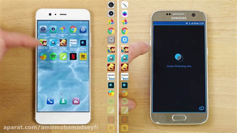 Huawei P10 Vs Galaxy S7 Apps Speed Test