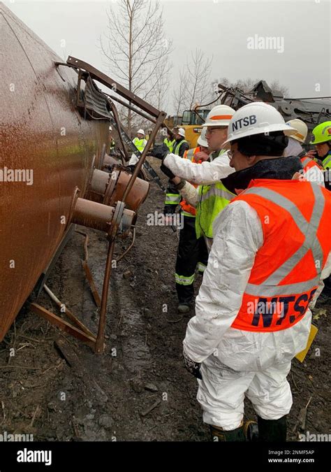 February 22 2023 East Palestine Ohio USA NTSB Investigators