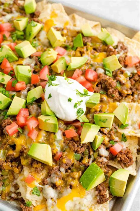 Easy Beef Nachos Rachel Cooks