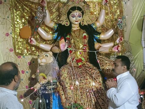 5100 Idols Of Maa Durga Installed In Rudhauli रूधौली में मां दुर्गा