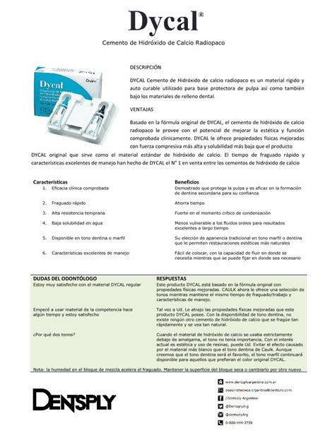 Pdf Cemento De Hidr Xido De Calcio Radiopaco Bajo Los Materiales De