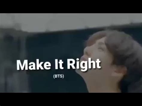 Bts Ft Lauv Make It Right Youtube