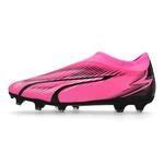 Puma Ultra Match Laceless Fg Ag Phenomenal Poison Pink Wei Schwarz