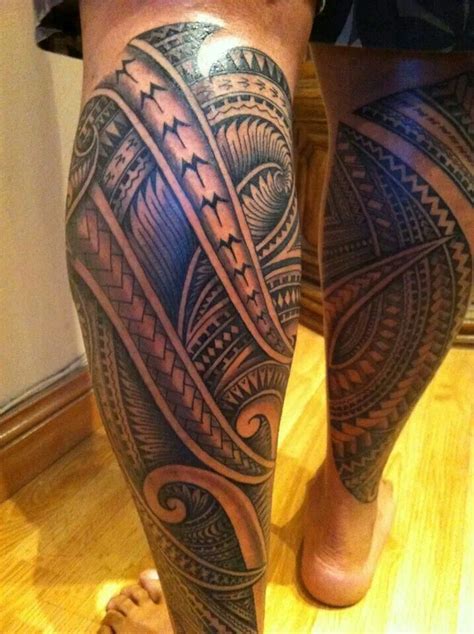 Double Leg Print Polynesian Leg Tattoo Filipino Tribal Tattoos Samoan Tattoo Maori Tattoo