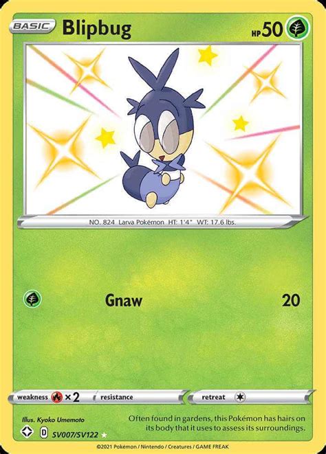 Blipbug Swsh45sv Sv007 Pokémon Card Database Pokemoncard