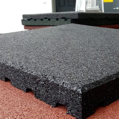 Outdoor Flooring Rubber Tiles Patios Garden 40 Mm Sprung Gym