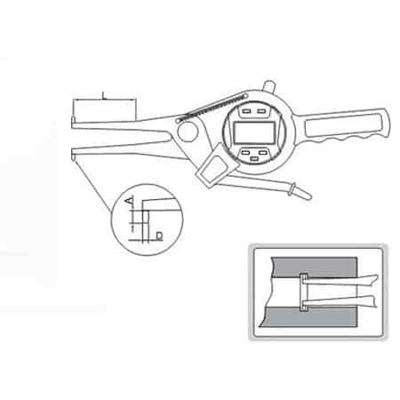 Insize Digital Internal Caliper Gages Techmaster Electronics Jsc