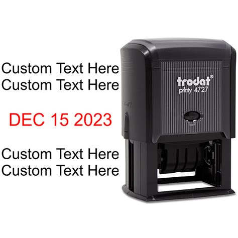 Trodat Dater With Custom Text Corp Connect