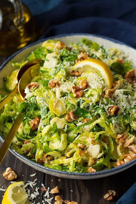 Shredded Brussels Sprout Salad With Lemon Dressing Cooking Classy