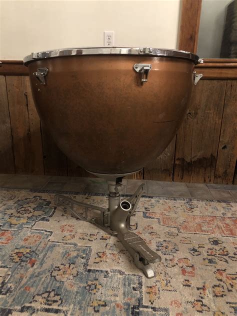 Pair Of Ludwig Timpani 26” And 29” Copper Working 29” For Parts Good