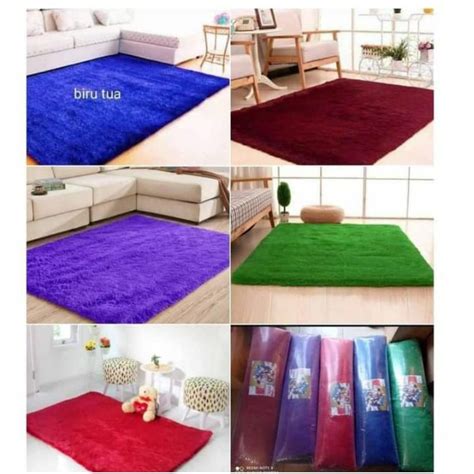 Jual Cod Joy Ktb Karpet Bulu Ukuran Cm X Cm Rasfur Karpet Lantai