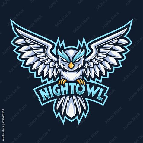 owl mascot logo gaming vector illustration Stock Vector | Adobe Stock