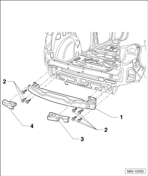 Volkswagen Tiguan Service And Repair Manual Rear Bumper Cover Bumpers