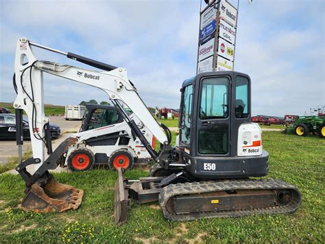 2017 Bobcat E50 Mini Excavator 56 000 Machinery Pete