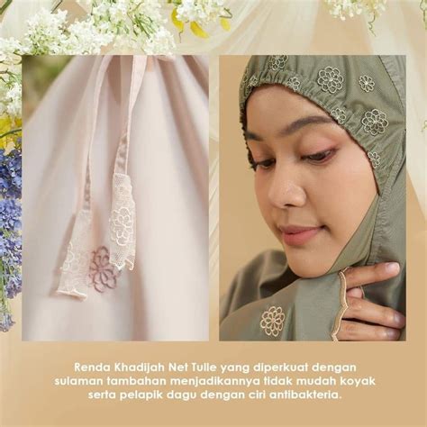 Original Siti Khadijah Telekung Broderie Izzara Women S Fashion