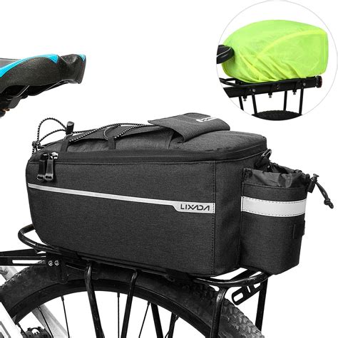 Lixada Sac isotherme pour coffre de vélo avec housse de pluie Étanche