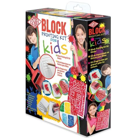 Block Printing Kits For Kids Art Supplies From Crafty Arts Uk