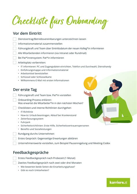 Onboarding Checkliste für professionelle Einarbeitung karriere at