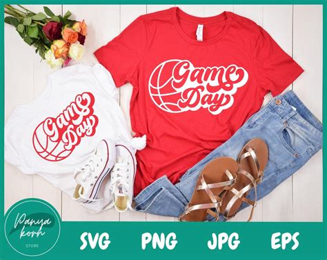 Game Day Svg Basketball Cheer Svg Basketball Shirt Svg Etsy