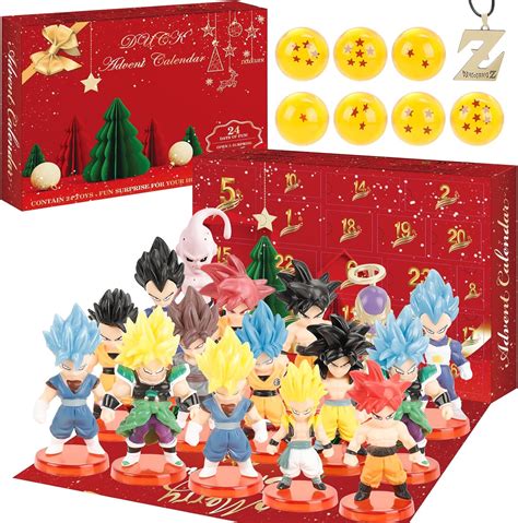 Animes Advent Calendar 2023 24 Holiday Figures Toys For Anime Fans