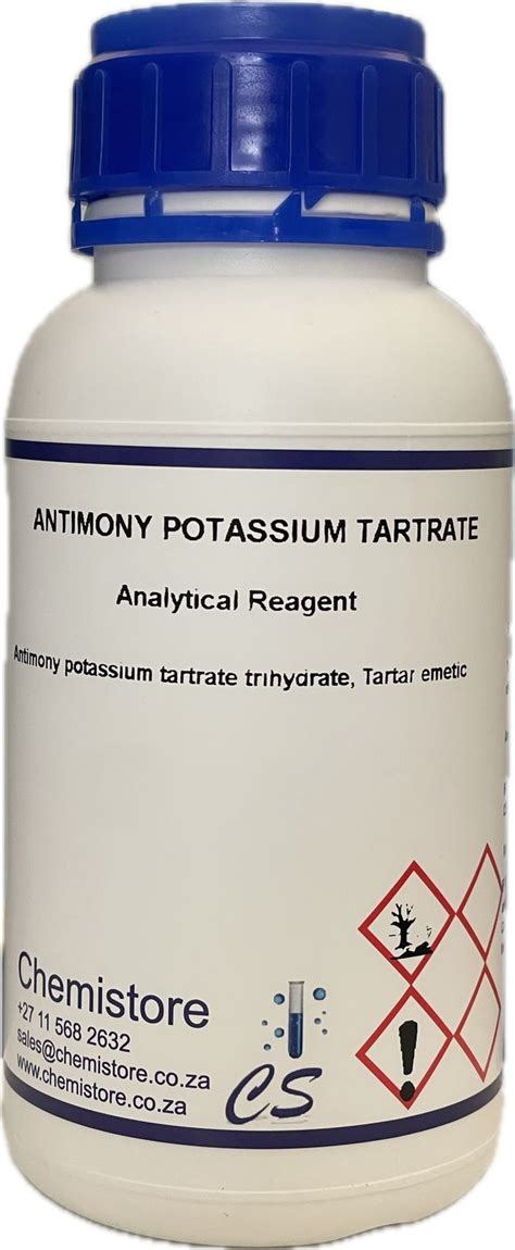 Antimony Potassium Tartrate Trihydrate ≥99 500g