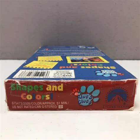 Nick Jr Blue S Clues Formes Et Couleurs De Bande Vid O Vhs Nickelodeon