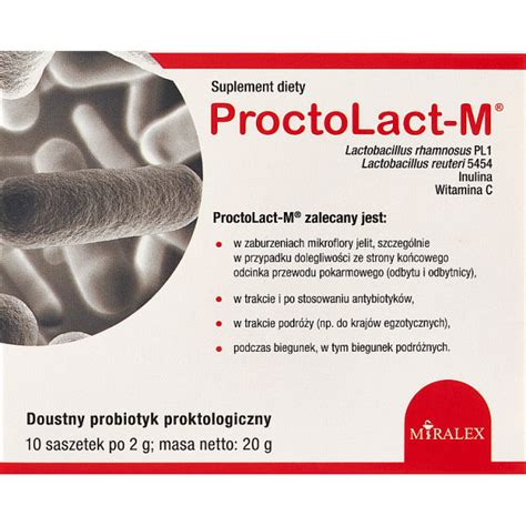 ProctoLact M Doustny Probiotyk Proktologiczny 10 Saszetek Apteline Pl