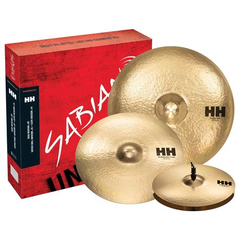 Disc Sabian Hh Performance Cymbal Set Natural Finish At Gear Music